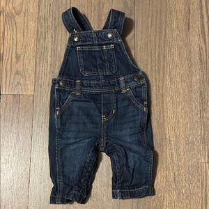 Old Navy Dark Blue Denim Toddler Overalls